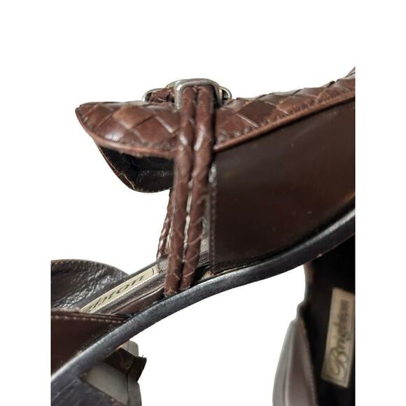 Brighton Holland Brown Open Side Loafers size 5.5M - Picture 15 of 16